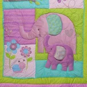 elephant crib bedding thumbnail